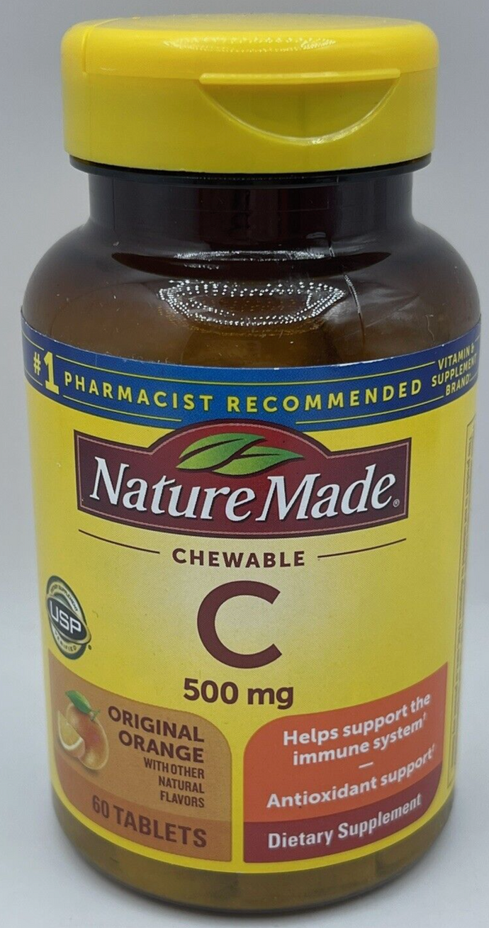 Vitamina C masticable 500 mg