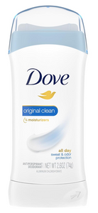 Desodorante antitranspirante Dove, Fragancia original, 2.6 oz