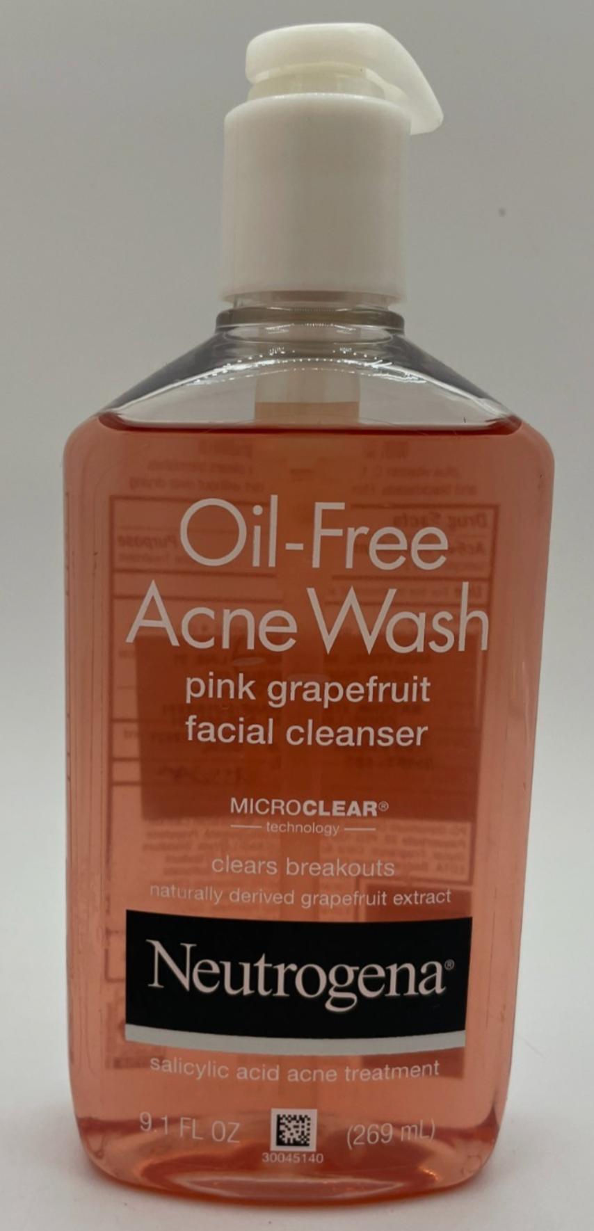 Neutrogena Sin-Aceite Ácido Salicílico Toronja Rosa 9.1 oz