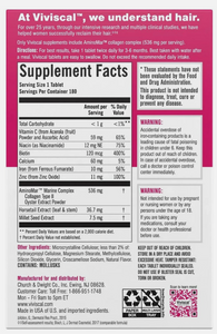 Viviscal Suplementos para el crecimiento del cabello para mujer y hombres