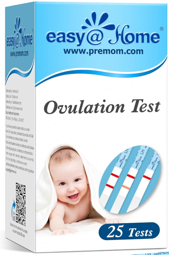 Tiras de prueba de ovulación, paquete de 25 pruebas de fertilidad