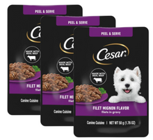 Cargar imagen en el visor de la galería, Cesar Filets en Gravy - Alimento húmedo para perros 1.75 oz
