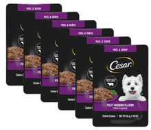 Cargar imagen en el visor de la galería, Cesar Filets en Gravy - Alimento húmedo para perros 1.75 oz
