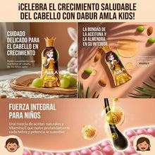 Cargar imagen en el visor de la galería, Dabur Amla - Aceite capilar para niños, aceite nutritivo con extractos de oliva y almendras
