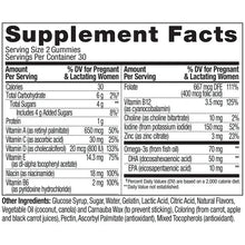 Cargar imagen en el visor de la galería, Suplemento multivitamínico prenatal de gominolas OLLY, ácido fólico, omega 3 DHA, recuento 60
