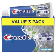 Cargar imagen en el visor de la galería, Crest Plus Pasta Dental Blanqueadora con Bicarbonato de Sodio
