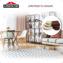 Cargar imagen en el visor de la galería, Protectores de Suelo Premium de Fieltro para Patas de Sillas para Suelos de Madera
