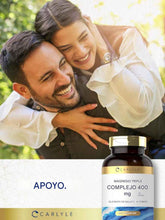 Cargar imagen en el visor de la galería, Carlyle Complejo triple de magnesio | 400 mg | 240 cápsulas | Malato de magnesio, glicinato y citrato
