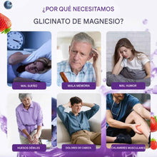 Cargar imagen en el visor de la galería, Gomitas de glicinato de magnesio con calcio, CoQ10
