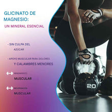 Cargar imagen en el visor de la galería, Gomitas de glicinato de magnesio, sin azúcar
