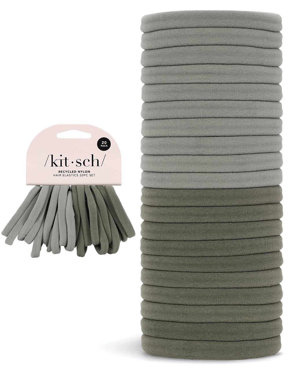 Lazos elásticos para el cabello para mujeres, a21  lazos gruesos para el cabello no dañan