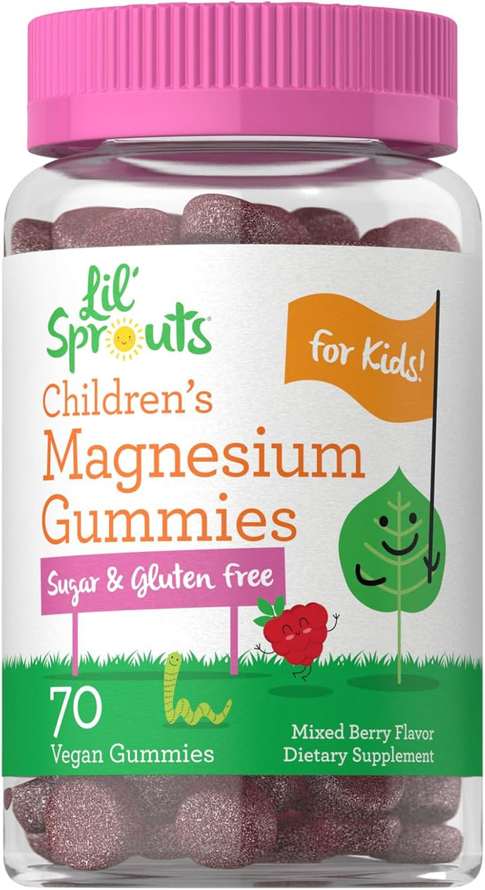 Gomitas de magnesio para niños, 70 unidades
