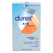 Cargar imagen en el visor de la galería, Durex Preservativos Air - Preservativos de látex de goma natural extra finos
