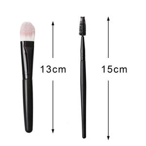 20 brochas de maquillaje