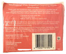 Cargar imagen en el visor de la galería, Neutrogena Toallitas Limpiadoras Sin Aceite Twin Pack – Pomelo Rosa
