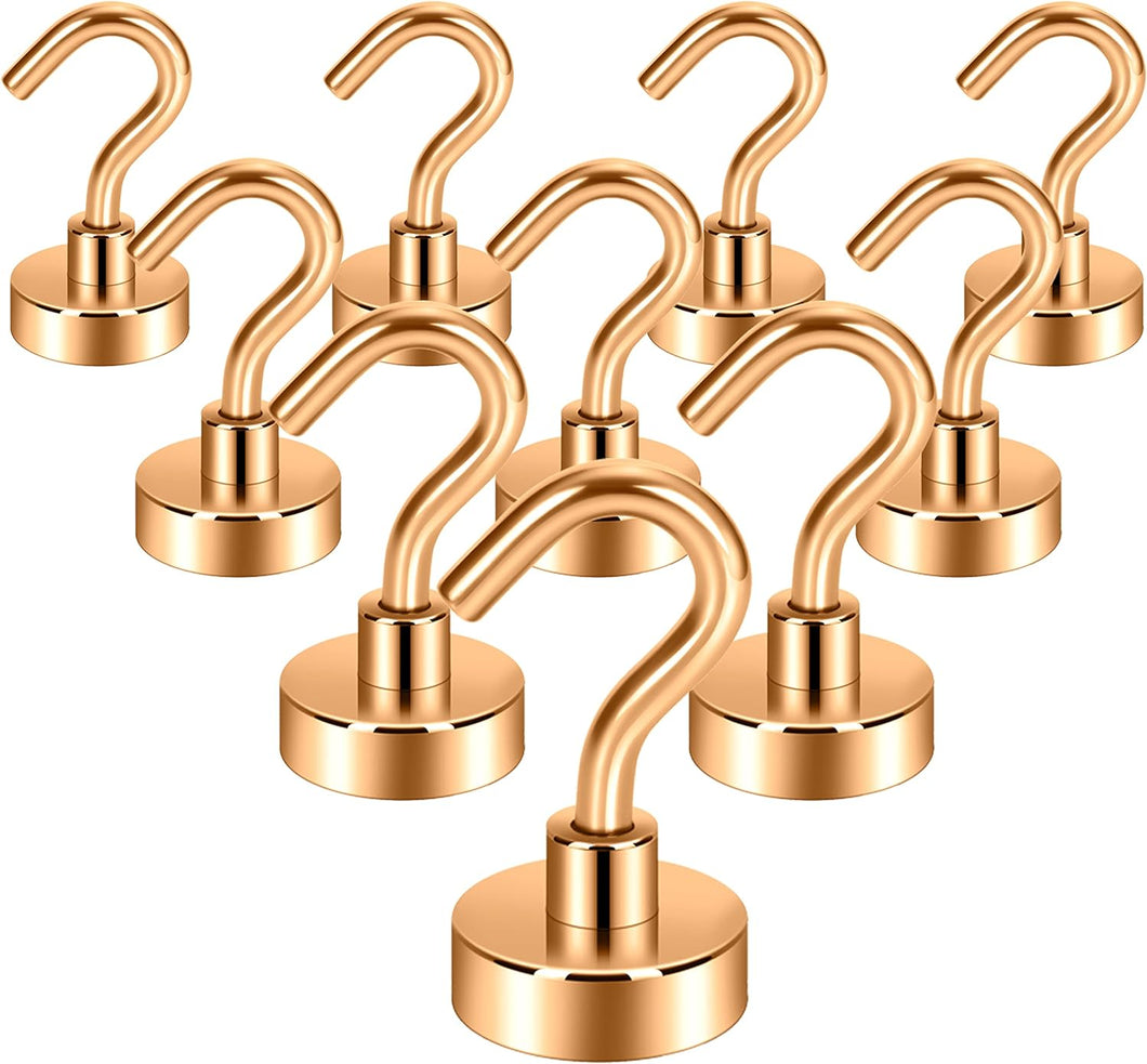 Neosmuk Ganchos magnéticos, 30 libras + imanes de tierra resistentes con gancho para refrigerador,  a24