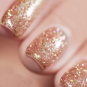 Vishine Esmalte de uñas de gel de 0.5 onzas líquidas, color marrón brillante y naranja, esmalte de uñas de gel de larga duración para remojar UV LED a22  de larga duración, arte de uñas para el hogar,