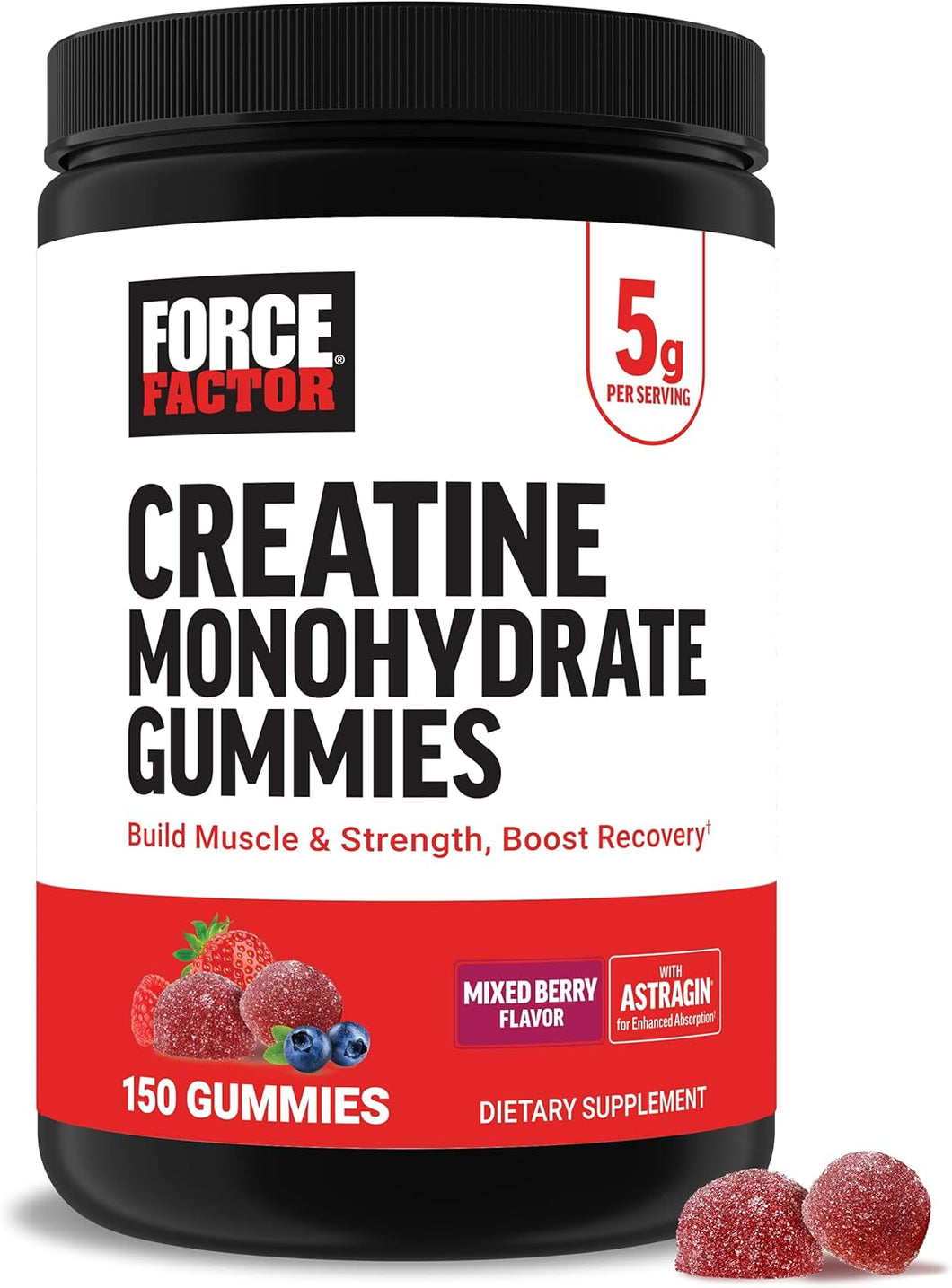 Gomitas de creatina, monohidrato de creatina para ganancia muscular,  a24