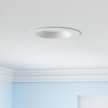 Cargar imagen en el visor de la galería, LUXRITE Luz LED empotrable retrofit de 5/6 pulgadas, 14 W = 90 W, CCT seleccionable por color 2700 K | 3000 K | 3500 K | 4000 K | 5000 K, luz de lata regulable, 1100 lúmenes, clasificación húmeda,
