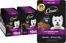 Cargar imagen en el visor de la galería, Cesar Filets en Gravy - Alimento húmedo para perros 1.75 oz
