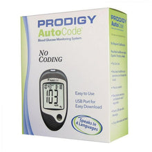 Cargar imagen en el visor de la galería, Kit de monitor de glucosa Prodigy: incluye medidor, tiras, lancetas
