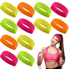 Cargar imagen en el visor de la galería, Hotop Paquete de 12 diademas deportivas para mujer
