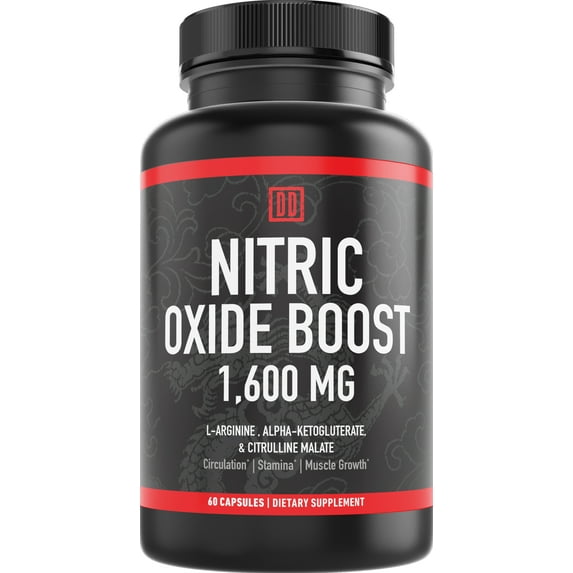 Suplemento potenciador de óxido nítrico - 1600 mg extra fuerte