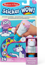 Cargar imagen en el visor de la galería, Melissa &amp; Doug Sticker WOW!™ Bloc de actividades de 24 páginas y sello de calcomanías, 300 calcomanías, Q1
