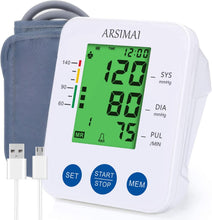 Cargar imagen en el visor de la galería, Monitor de presión arterial preciso y automático para la parte superior del brazo
