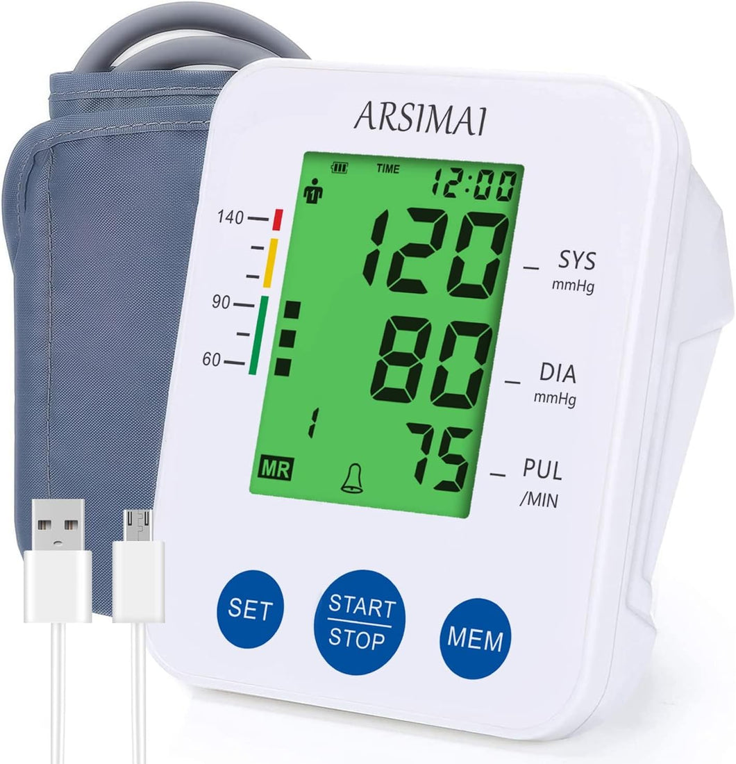 Monitor de presión arterial preciso y automático para la parte superior del brazo