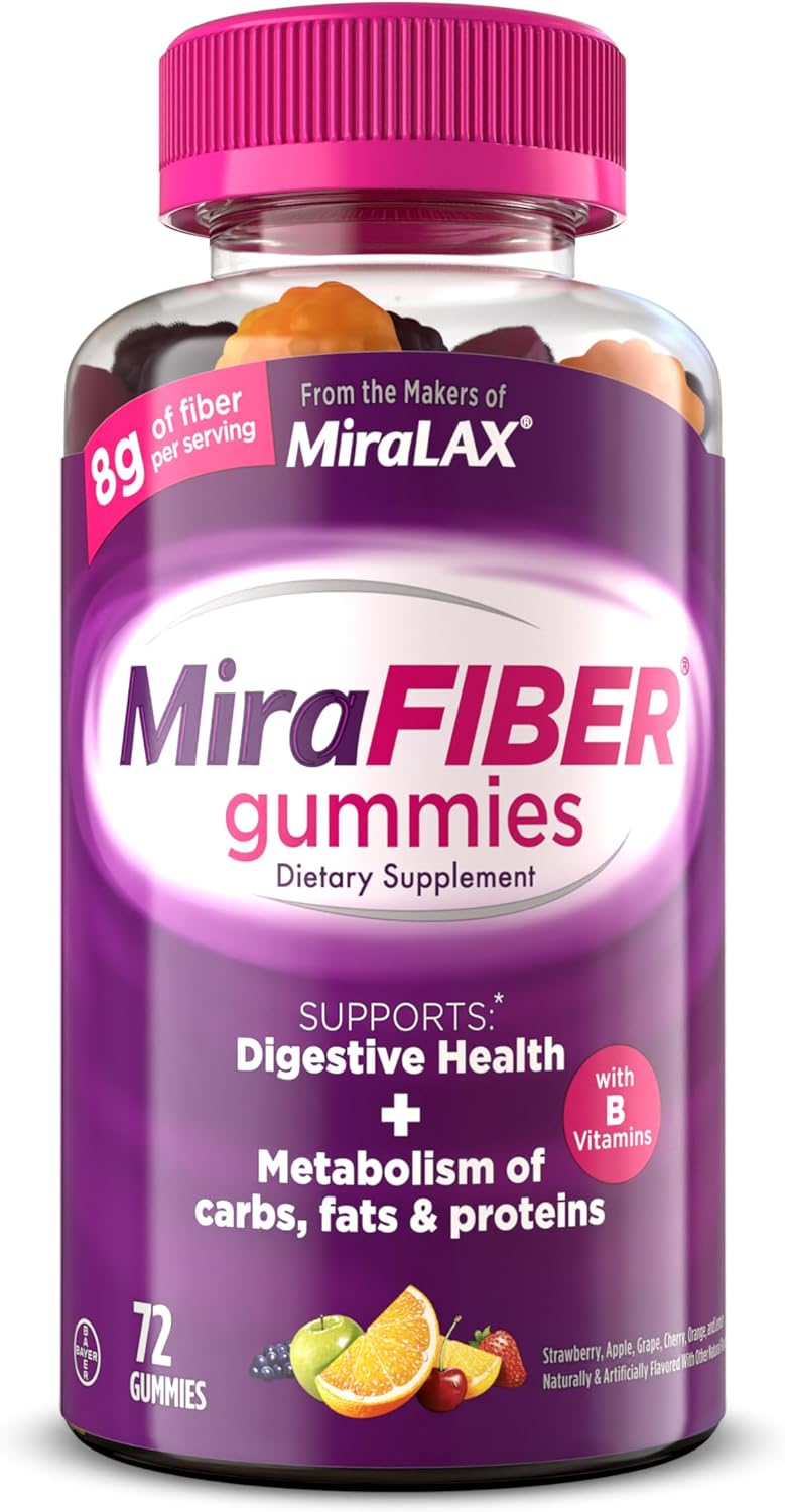 Gomitas MiraFIBER - De The Gut Experts de MiraLAX a24