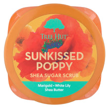 Cargar imagen en el visor de la galería, Tree Hut - Exfoliante de azúcar y karité, Sunkissed Poppy, 18 onzas, exfoliante ultrahidratante para un cuidado corporal nutritivo y esencial A19
