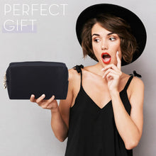 Cargar imagen en el visor de la galería, Kigeli 15 bolsas de maquillaje estéticas de piel sintética, bolsas para cosméticos
