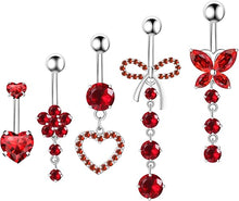 Cargar imagen en el visor de la galería, BSJ4U Piercing de ombligo para ombligo
