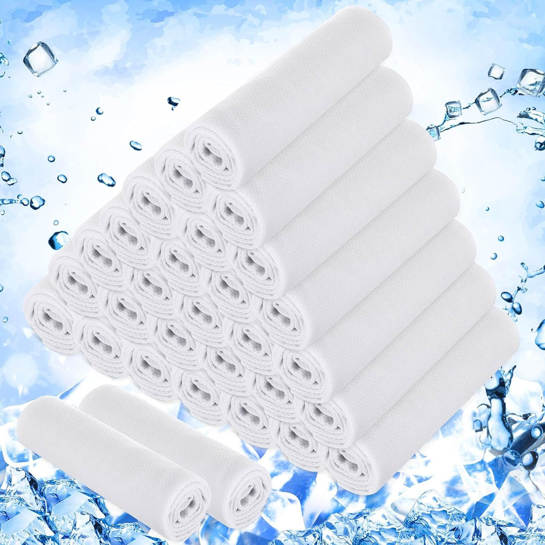 Hosuly Paquete de 30 toallas refrescantes, 40 x 12 pulgadas, transpirables