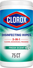 Cargar imagen en el visor de la galería, Toallitas limpiadoras desinfectante Clorox
