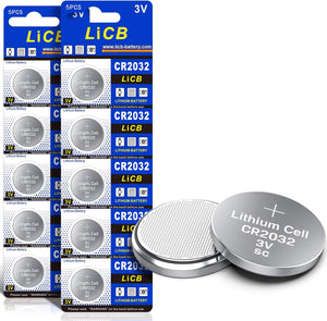 Batería de litio CR2032 3V (paquete de 10)
