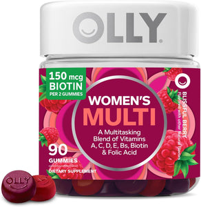 OLLY Gomitas multivitamínicas para mujer con vitaminas A, D, C, E, a24