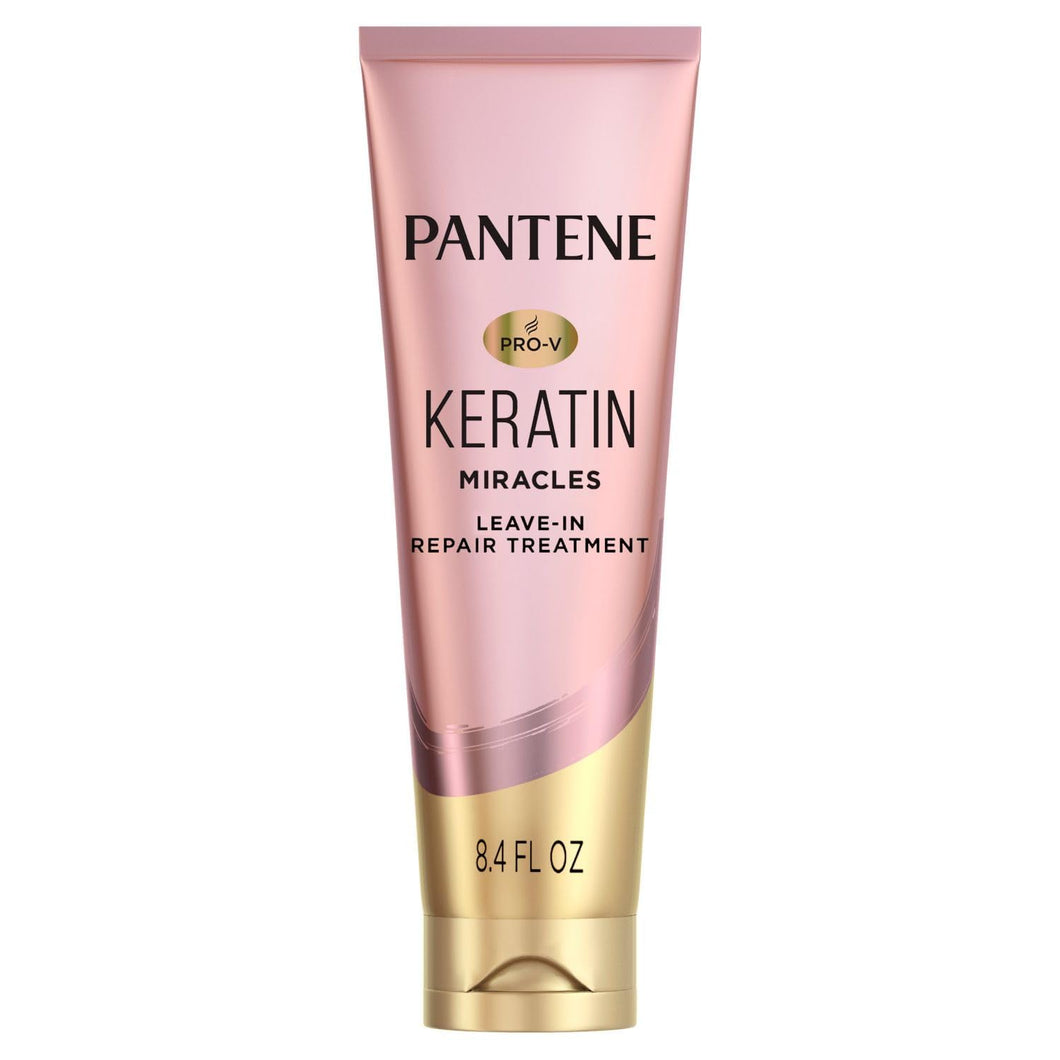 Pantene Acondicionador sin enjuague de queratina con aceite de argán Q1