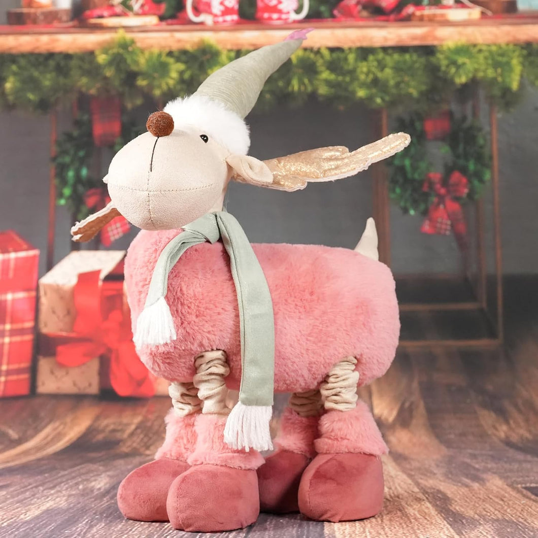 Gnomos de reno de Navidad de 24 pulgadas, A19