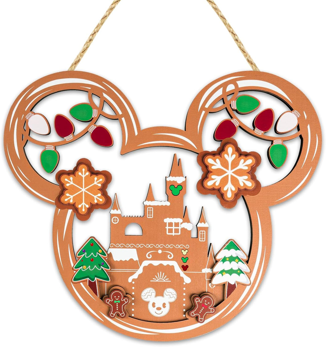 Decoración de puerta de Navidad A19