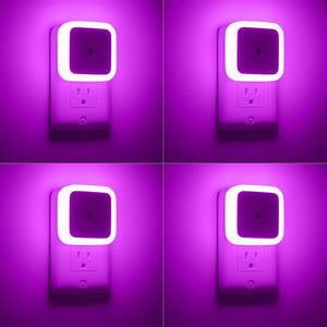 Luz nocturna, luces nocturnas enchufables a la pared, paquete de 4, luz  LN23
