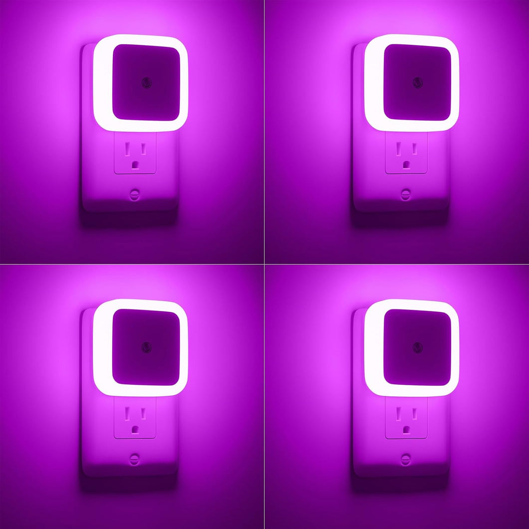 Luz nocturna, luces nocturnas enchufables a la pared, paquete de 4, luz  LN23