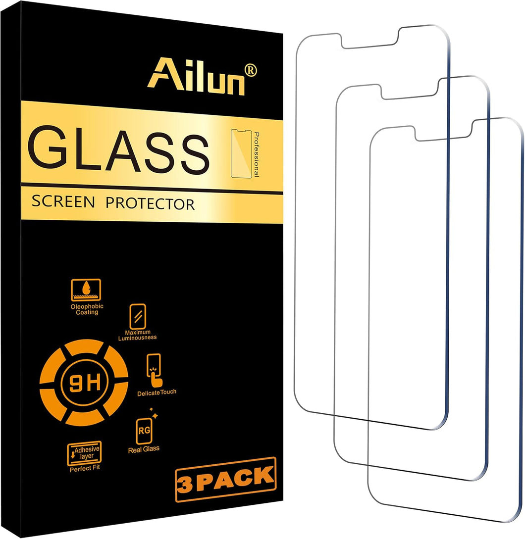 Ailun Protector de pantalla de vidrio para iPhone 14/iPhone 13 / iPhone 13  a24