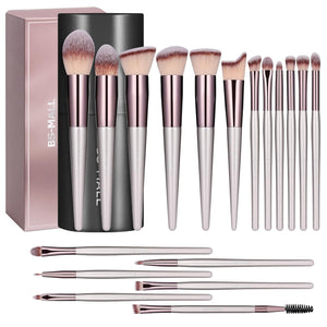 BS-MALL Juego de brochas de maquillaje, 18 piezas a24
