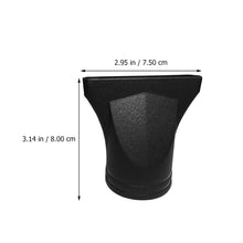 Cargar imagen en el visor de la galería, Difusor profesional de secador de cabello de plástico negro, boquilla de secador
