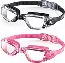 Cargar imagen en el visor de la galería, Aegend - Gafas de natación, paquete de 2 gafas de natación sin filtraciones
