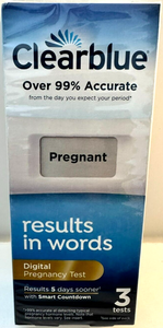 Clearblue Prueba de embarazo digital con cuenta regresiva inteligente