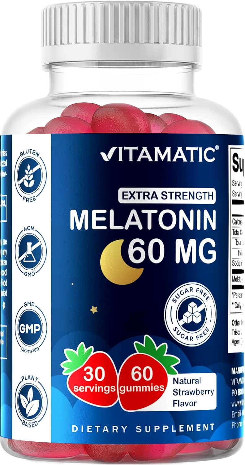 Melatonina de 60mg - 60 gomitas