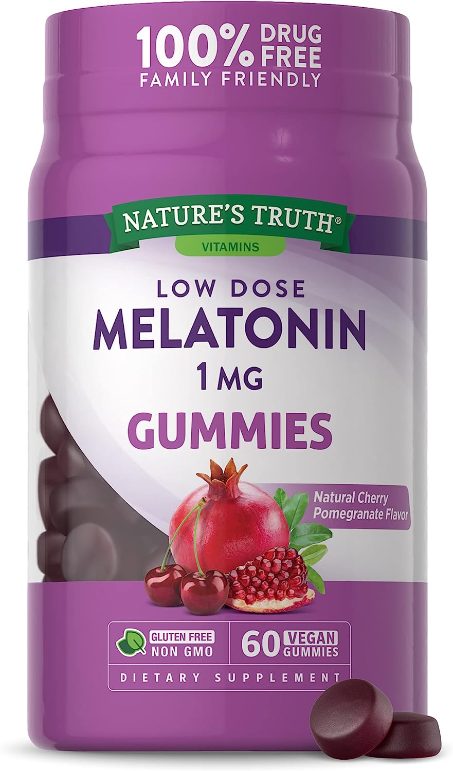 Gomitas de melatonina | 1 mg | 60 unidades